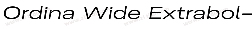 Ordina Wide Extrabol字体转换 Ordina Wide Extrabol字体转换